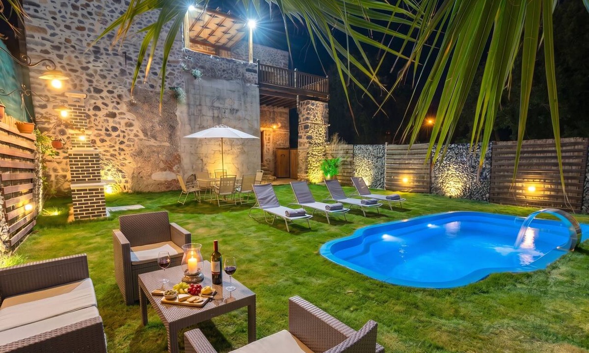 Fethiye City Center House | Historic Stone Rumi Villa - Private Pool - Kayaköy