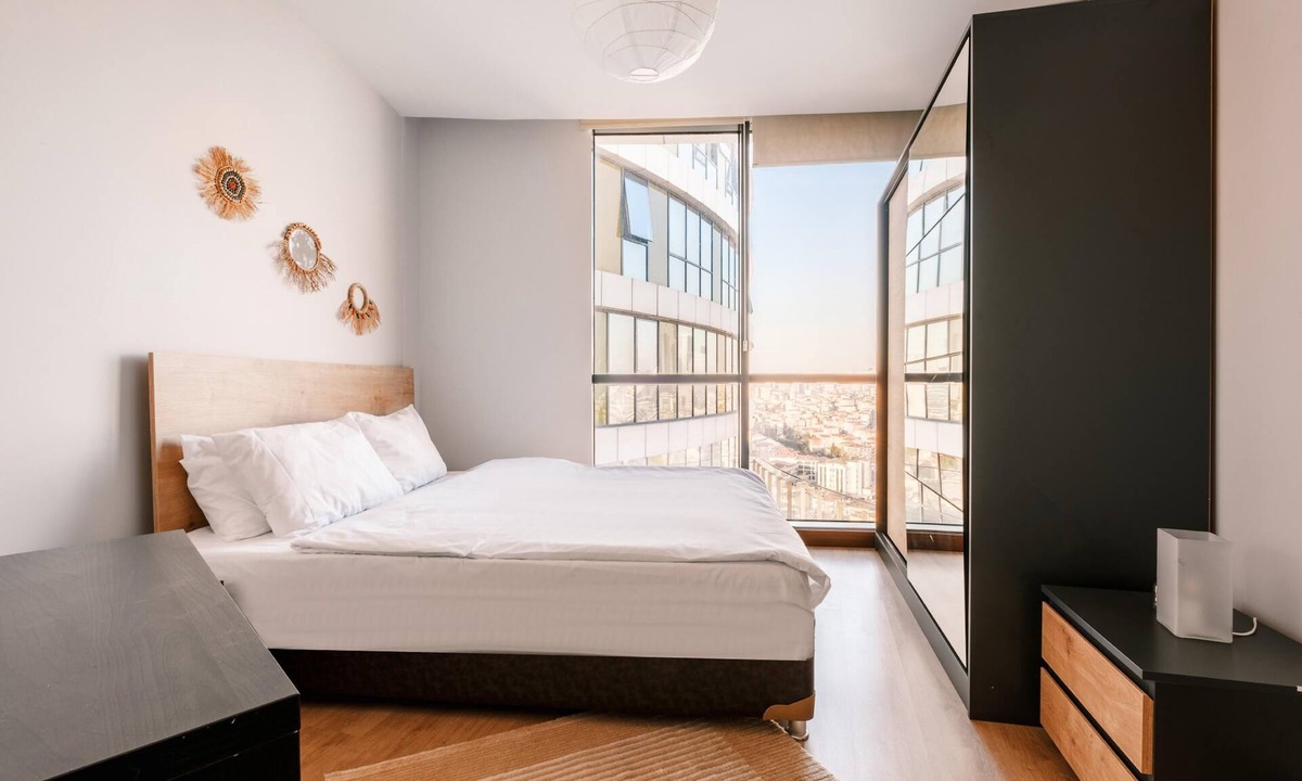 Atasehir Apartment | Residence with City View 5 min to Optimum Mall