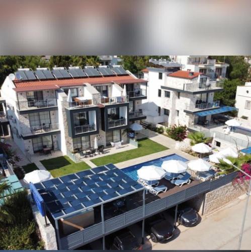 Kalkan Apartment | Stone House Aparts 2 plus 1 mit zwei Balkone und Poolview Kalkan No 10
