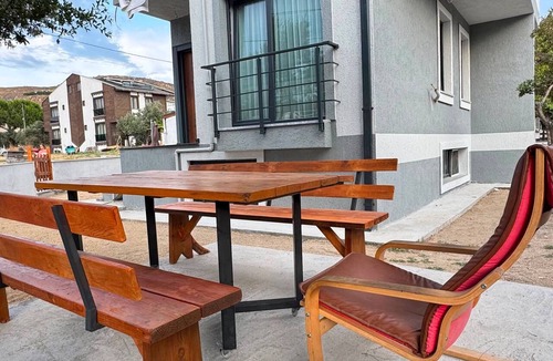 Marmara Apartment | 1+1 apartment with private garden in the center of Avşa Island, close to the sea