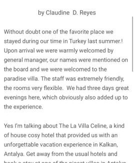 Islamlar Villa | LA VILLA CELINE- Luxury Sea View Villa with Private Infinity Pool in Islamlar-Kalkan