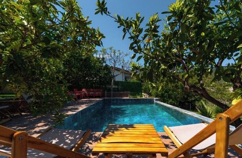 Karaburun House | Stone Villa & Private Pool in an Orchard - Aegean Retreat