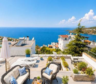 Gundogan Villa | Stunning 3-Bedroom Sea View Villa with Private Pool, Garden & BBQ in Yalıkavak, Bodrum