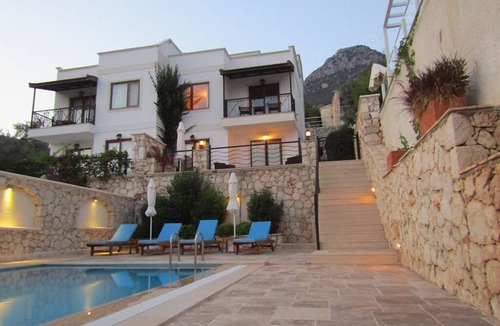 Kalkan Villa | Villa With Private Pool, Terrace, Sea & Mountain Views