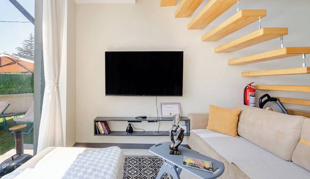 1 Deluxe Villa Isıtmalı Havuz, Ateş Çukuru