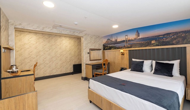 57-room hotel in brilliant Istanbul with WiFi, restaurant and spa center , AC