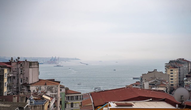Designer Studio with Private Terrace & Bosphorus View Near Taksim Metro in İstanbul