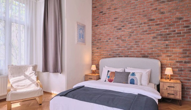 Historical Building at the Iconic Tram Street, 3BR in Kadıköy