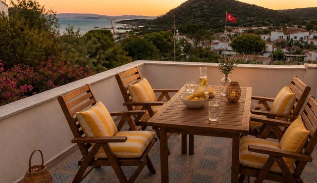 Villa with private pool and unique sea view in Çeşme