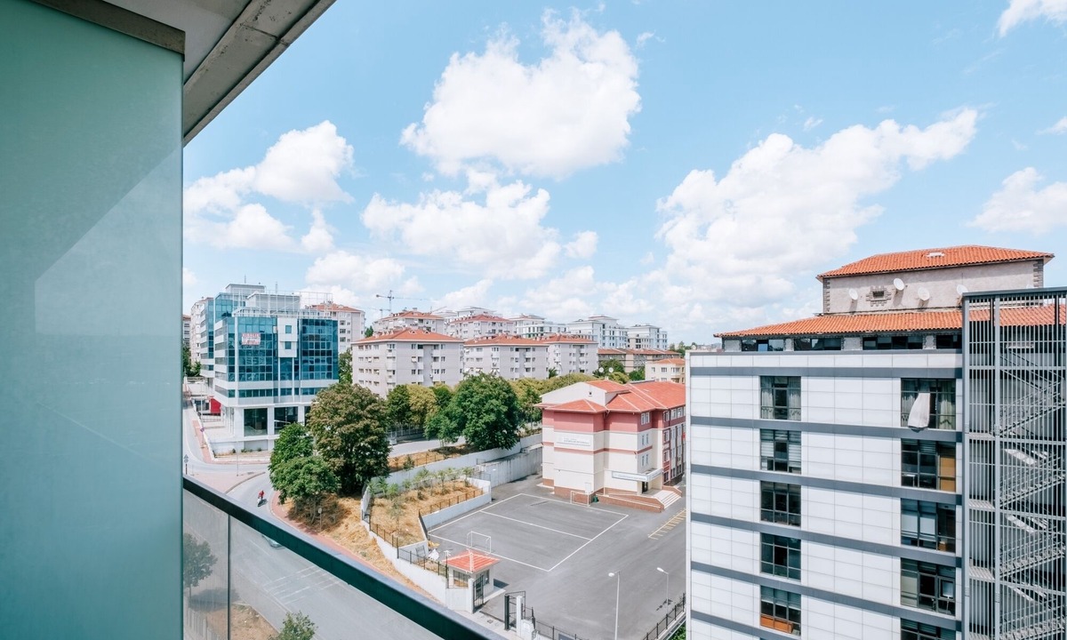 Merter Apartment | Studio Residence w Balcony Near Metro and Malls
