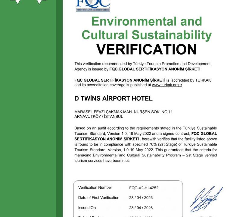 Arnavutkoy Hotel | D Twins Airport Hotel
