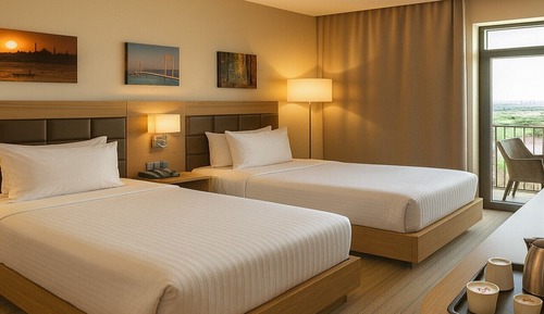 Twin Room, Sea View