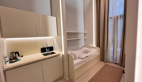 Standard Single Room, Bathtub Grab Bars