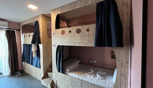 Standard Shared Dormitory, Women only, Balcony, City View