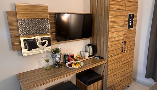 Basic Double Room for Two, Balcony, City View