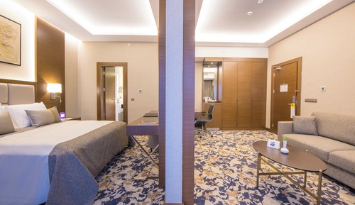 Junior Suite, 1 King Bed with Sofa bed, Balcony