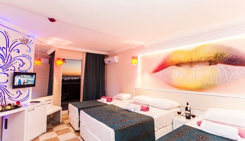 Standard Double Room, Women only, Balcony, Pool View