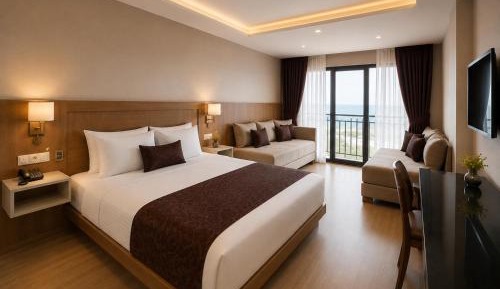 Quadruple Room with Sea View