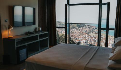 Deluxe One-Bedroom Apartment with City View