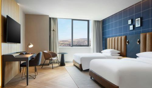 Deluxe Queen Room with Two Queen Beds and City View