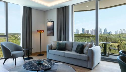 Two-Bedroom Apartment with Balcony and Forest View