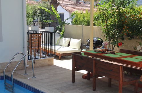 Dalyan City Center Villa | Villasevval-sleeps8-pool-bbq-ac-neartown
