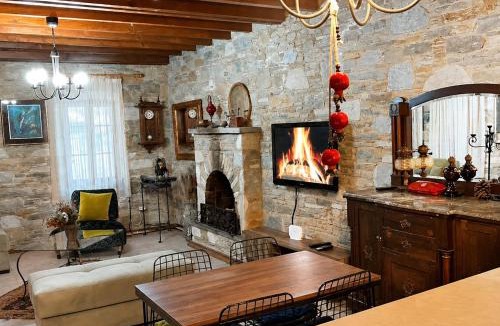 Kirazli Villa | Stone mansion with private pool and garden and authentic village house