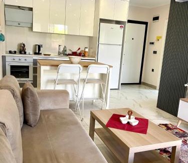 Konakli Apartment | 200m to Turquoise Bay Luxury Residence with Turkish Bath & Sauna
