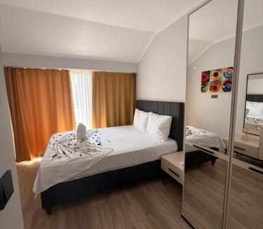 Okurcalar Apartment | Alanya Okurcalar 126 m Havuzlu İki Yatak Odalı Dubleks