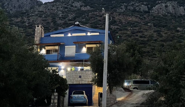 Stunning villa with pool garden and sea views in Kas